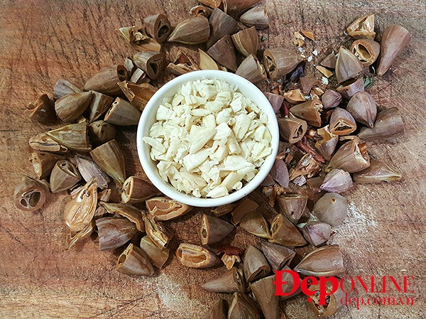 Xôi hạt trám và xôi trám cốt dừa: Gói trọn hương vị mùa Thu ảnh 2