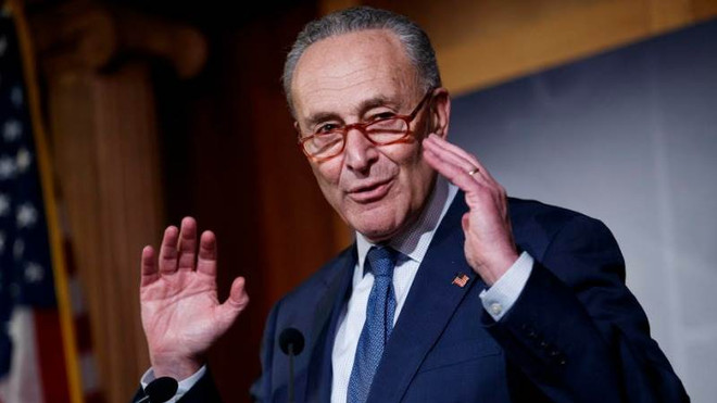 Thượng nghị sỹ đảng Dân chủ Chuck Schumer. (Nguồn: EPA) Phe Dân chủ ở Mỹ đề nghị chi 8,5 tỷ USD ứng phó COVID-19 ảnh 1
