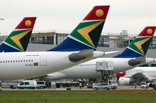 Máy bay của hãng hàng không quốc gia Nam Phi South Africa Airways. (Nguồn: Sam Chui) Nam Phi chi 1 tỷ USD cứu hãng hàng không quốc gia ảnh 1