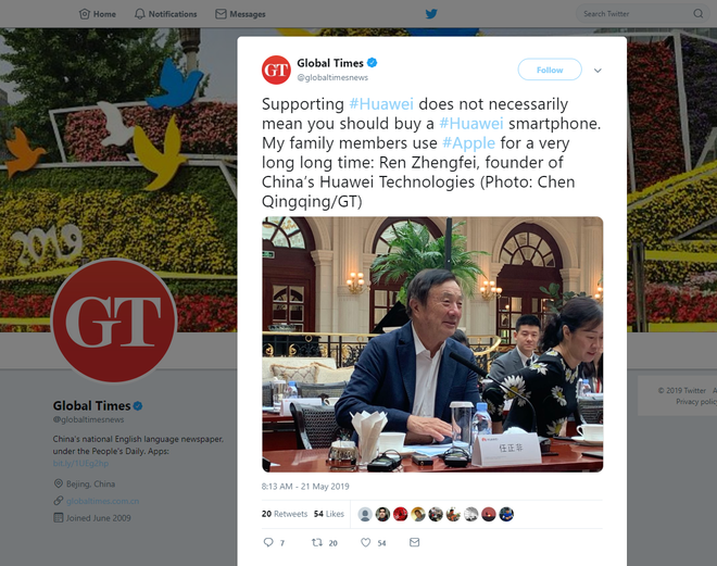 Nhà sáng lập Huawei: Gia đình tôi sử dụng sản phẩm của Apple từ lâu ảnh 2