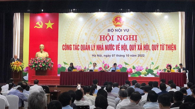 Quang cảnh hội nghị. (Nguồn: nhandan.vn) Thực hiện tốt nhiệm vụ quản lý nhà nước về quỹ xã hội, quỹ từ thiện ảnh 1
