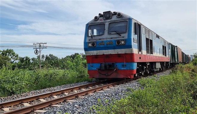Ảnh minh họa. (Ảnh: Nguyễn Thành/TTXVN) Tăng cường xuất khẩu nông sản chính ngạch bằng đường sắt ảnh 1