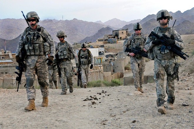 Quân đội Mỹ ở Afghanistan. (Nguồn: Khaama Press) Tổng thống Mỹ cho phép quân đội tăng binh sỹ ở Afghanistan ảnh 1