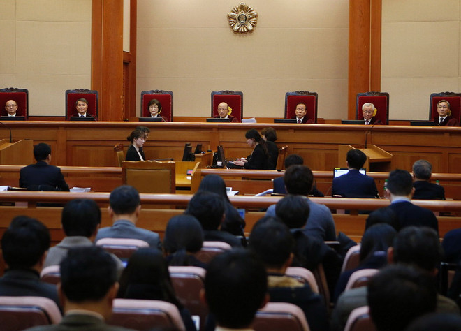 Bà Park Geun-hye lại vắng mặt tại buổi điều trần của Tòa Hiến pháp ảnh 1