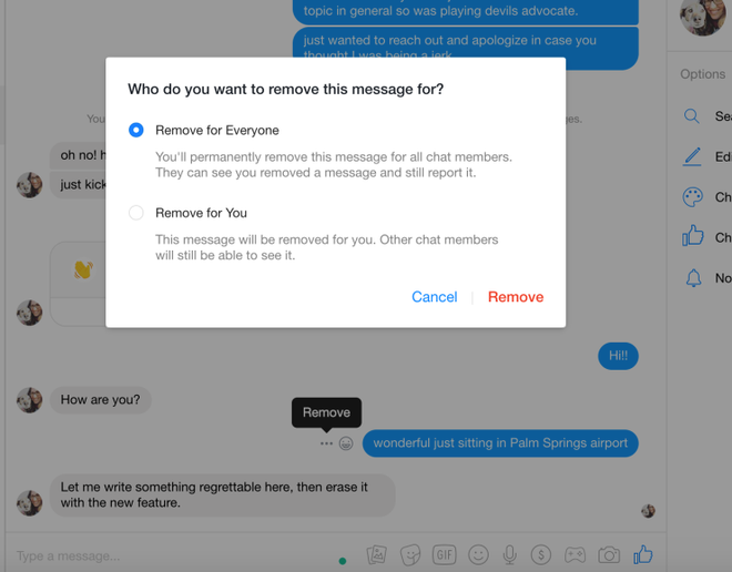 Facebook ra tính năng cho phép xóa "triệt để" tin nhắn trên Messenger ảnh 2