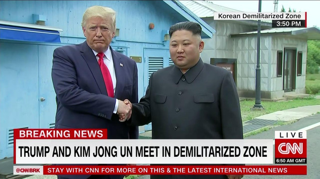 Ông Kim Jong-un nói gì khi mời ông Trump bước qua đường ranh giới? ảnh 1