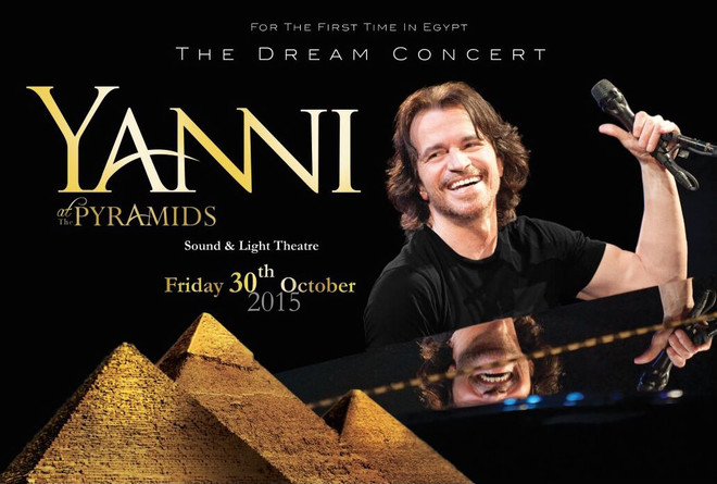 Yanni giới thiệu chương trình hòa nhạc từ Xứ sở Kim tự tháp ảnh 1