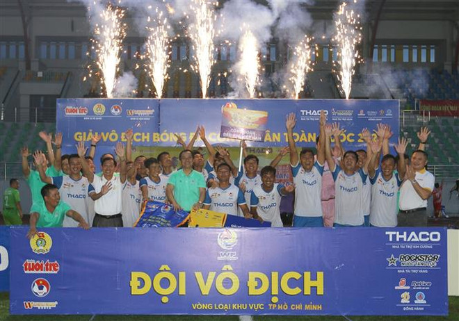 Công đoàn Dầu khí vô địch Giải Bóng đá Công nhân Khu vực TP.HCM ảnh 1