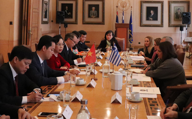 Đoàn đại biểu thành phố Hà Nội thăm và làm việc tại Hy Lạp ảnh 1