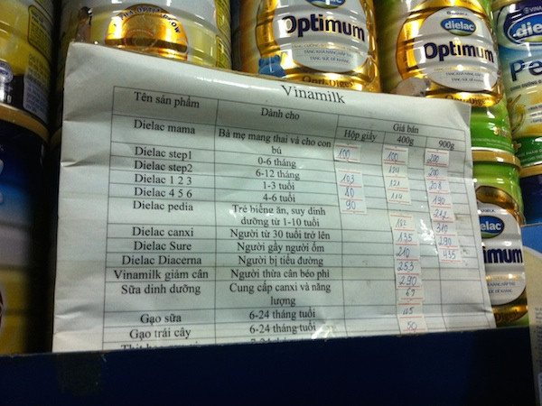Hàng loạt sản phẩm sữa giảm giá ngày đầu áp trần bán lẻ ảnh 1