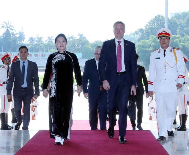 Chủ tịch Hạ viện Australia kết thúc chuyến thăm chính thức Việt Nam ảnh 1