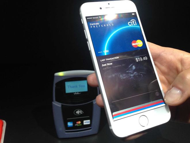 Hệ thống thanh toán di động Apple Pay khởi động vào tháng 10 ảnh 1