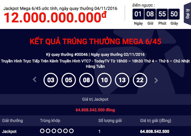 Khách hàng trúng giải Jackpot 65 tỷ đồng "ẵm" thêm cả giải nhất ảnh 1