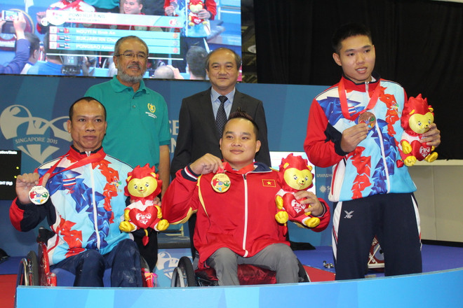 ASEAN Para Games 8: Cử tạ Việt Nam lỡ cơ hội phá kỷ lục thế giới ảnh 1