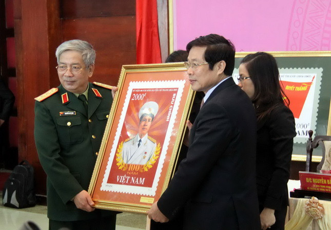 Phát hành đặc biệt tem về Đại tướng Nguyễn Chí Thanh ảnh 1