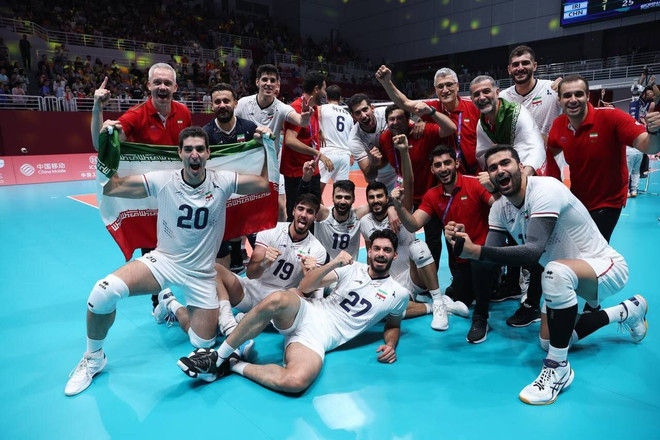 Iran lần thứ ba liên tiếp giành HCV ASIAD môn Bóng chuyền Nam ảnh 1