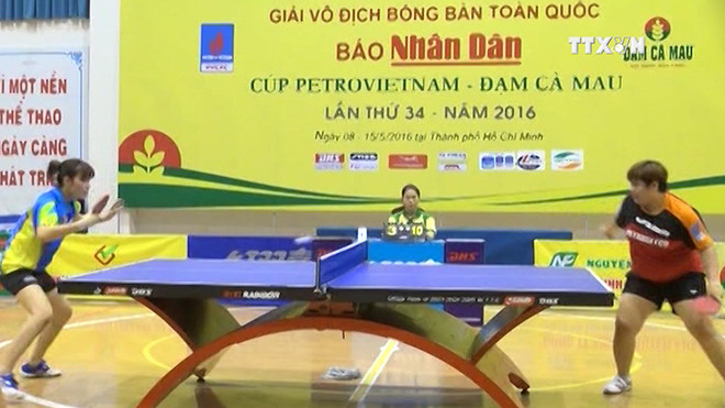 [Video] Petrosetco Hồ Chí Minh đại thắng ở giải bóng bàn Báo Nhân Dân ảnh 1