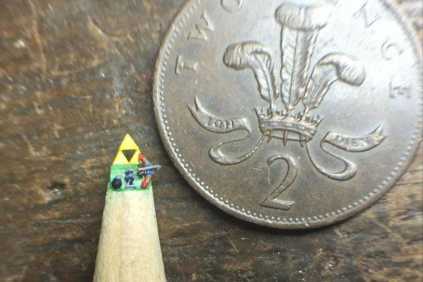 [Photo] Mê mẩn với những tác phẩm nghệ thuật tí hon trên đầu bút chì ảnh 2