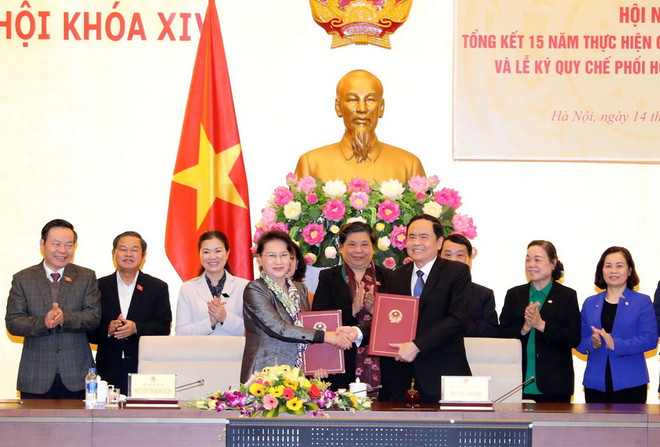 Nâng cao chất lượng phối hợp công tác Quốc hội và Mặt trận Tổ quốc ảnh 1