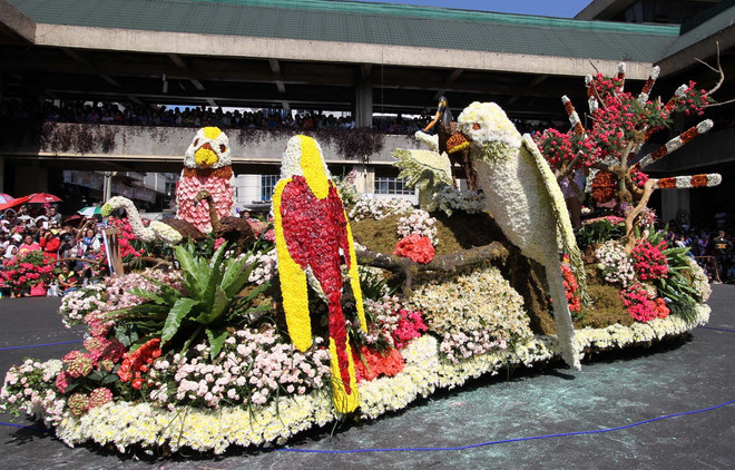 [Photo] Lễ hội Hoa lộng lẫy và đầy màu sắc tại Philippines ảnh 1