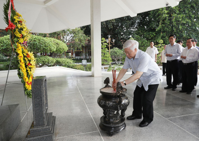Tổng Bí thư Nguyễn Phú Trọng thăm, làm việc tại tỉnh Đồng Tháp ảnh 4