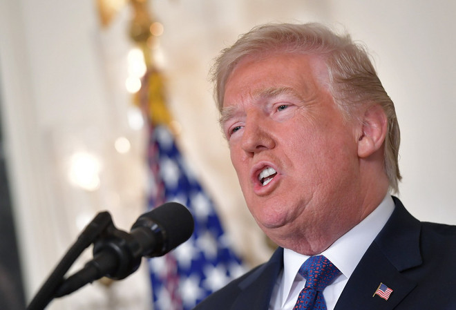 Tổng thống Mỹ Donald Trump. (Nguồn: AFP) Tổng thống Mỹ Trump: "Cuộc tấn công được tiến hành một cách hoàn hảo" ảnh 1