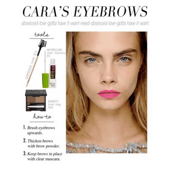 Cách tạo dáng lông mày ấn tượng như siêu mẫu Cara Delevingne ảnh 2