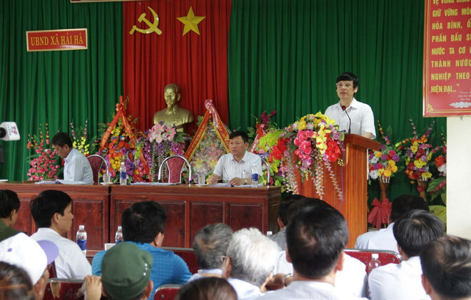 Thanh Hóa: Đối thoại về đền bù đất cho dân trong dự án Cảng Long Sơn ảnh 1