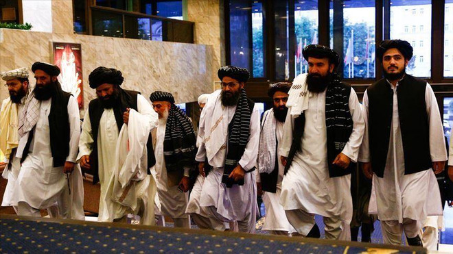 Phái đoàn Taliban tham gia đàm phán. (Nguồn: aa.com.tr) Mỹ và lực lượng Taliban nỗ lực hoàn tất thỏa thuận hòa bình ảnh 1