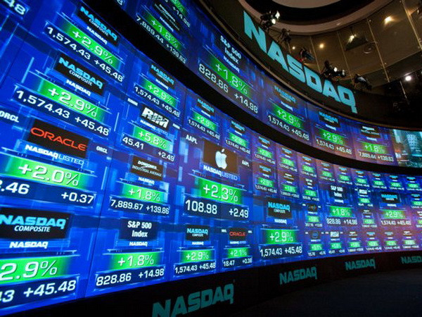 Chỉ số Nasdaq tăng lên mức kỷ lục nhờ viễn cảnh kinh tế thế giới ảnh 1