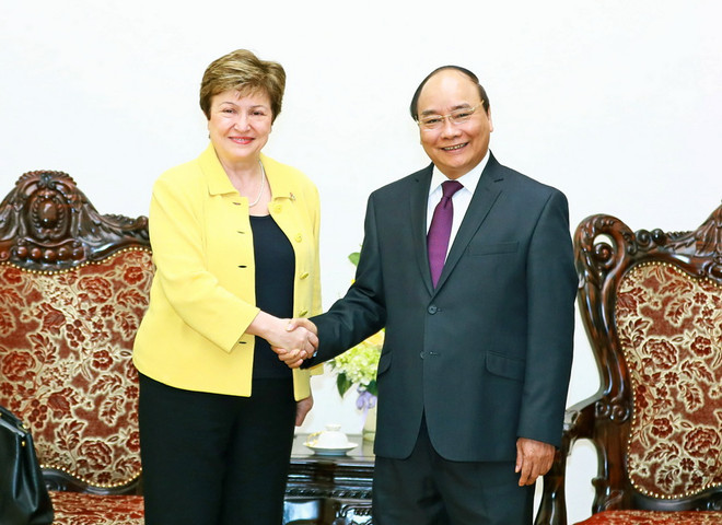 Thủ tướng Nguyễn Xuân Phúc tiếp Tổng Giám đốc điều hành WB ảnh 1