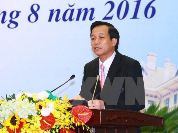 Bộ trưởng Bộ Lao động, Thương binh và Xã hội Đào Ngọc Dung. (Ảnh: Doãn Tấn/TTXVN) Công bố quyết định giám sát Ban cán sự Đảng bộ LĐ-TB và XH ảnh 1