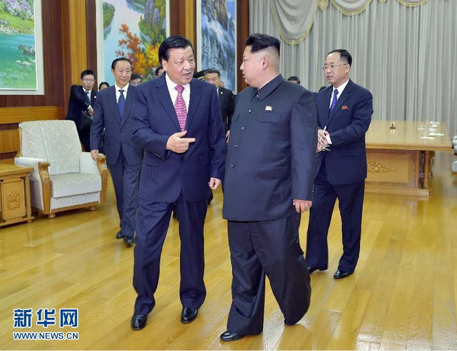 [Photo] Kim Jong-Un gặp quan chức cấp cao nhất của Trung Quốc ảnh 1