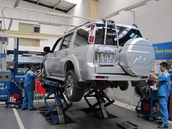 Ford Việt Nam thực hiện bảo dưỡng nhanh và tiết kiệm ảnh 1