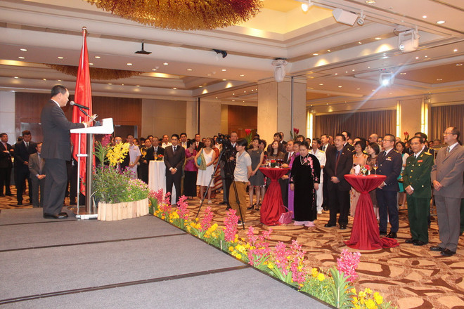 Kỷ niệm ngày thành lập Quân Đội Nhân Dân Việt Nam tại Singapore ảnh 1