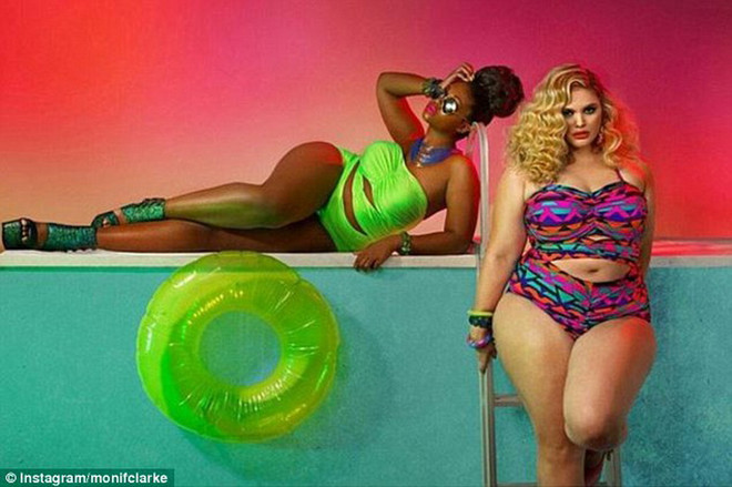 Người mẫu size 22 tự tin khoe dáng trong bộ sưu tập áo tắm ảnh 4