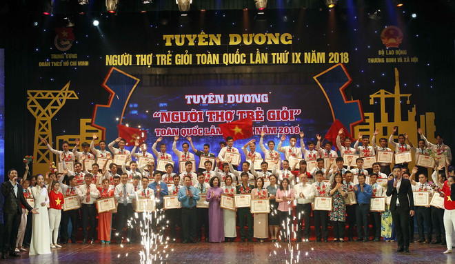 Tuyên dương 65 người thợ trẻ giỏi toàn quốc lần thứ IX năm 2018 ảnh 1