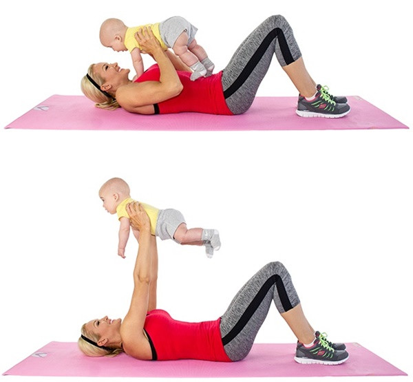 Những bài tập thể dục giảm cân kỳ diệu cho bà mẹ "bỉm sữa" ảnh 6