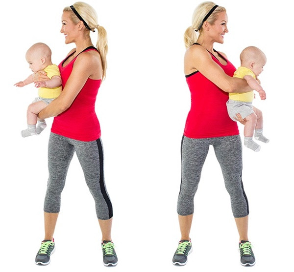 Những bài tập thể dục giảm cân kỳ diệu cho bà mẹ "bỉm sữa" ảnh 13