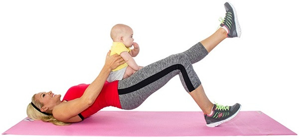 Những bài tập thể dục giảm cân kỳ diệu cho bà mẹ "bỉm sữa" ảnh 12