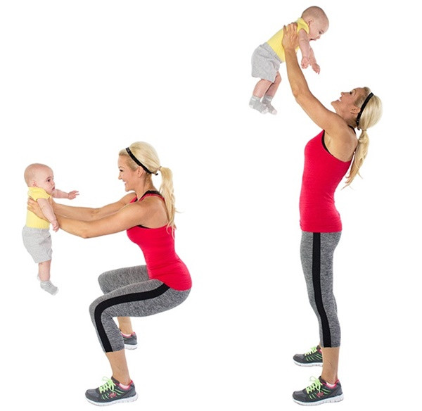 Những bài tập thể dục giảm cân kỳ diệu cho bà mẹ "bỉm sữa" ảnh 2