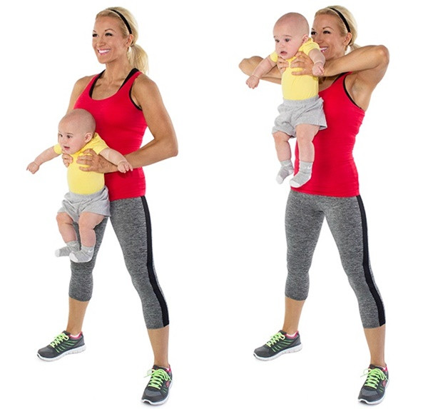 Những bài tập thể dục giảm cân kỳ diệu cho bà mẹ "bỉm sữa" ảnh 4