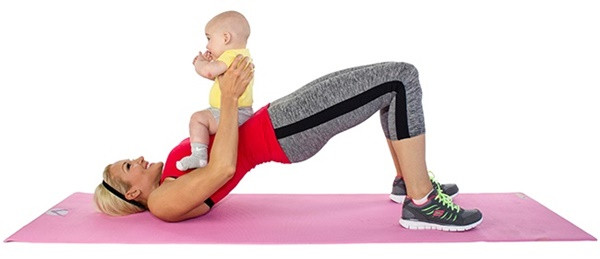 Những bài tập thể dục giảm cân kỳ diệu cho bà mẹ "bỉm sữa" ảnh 8