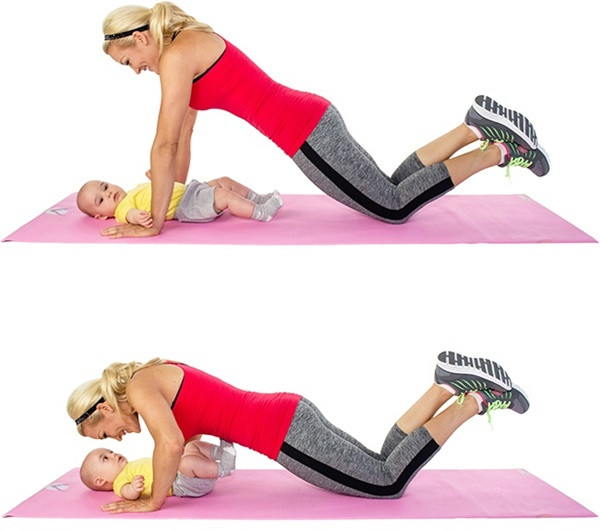 Những bài tập thể dục giảm cân kỳ diệu cho bà mẹ "bỉm sữa" ảnh 3