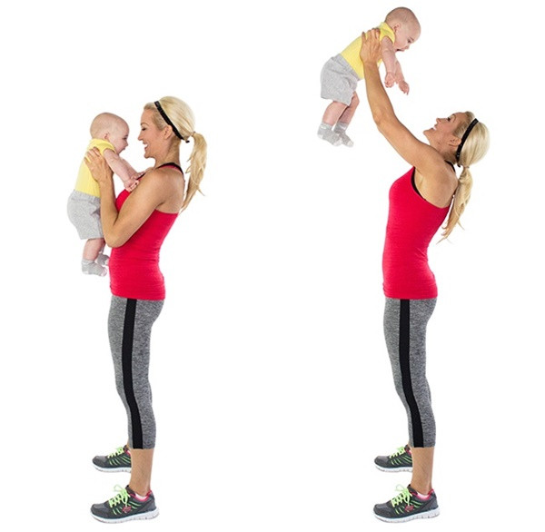 Những bài tập thể dục giảm cân kỳ diệu cho bà mẹ "bỉm sữa" ảnh 7