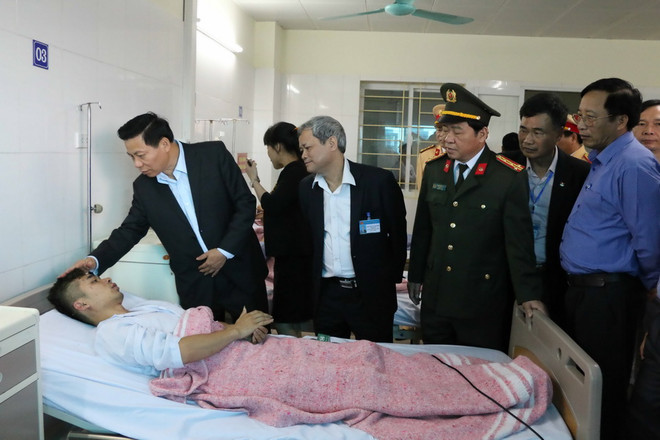 Vụ nổ xe khách tại Bắc Ninh: Sức khỏe các nạn nhân đã dần ổn định ảnh 1