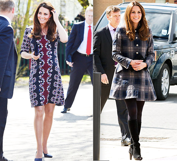 Những bộ váy bầu tuyệt đẹp của công nương Kate Middleton ảnh 1
