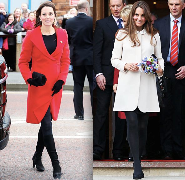Những bộ váy bầu tuyệt đẹp của công nương Kate Middleton ảnh 5