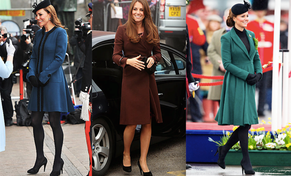 Những bộ váy bầu tuyệt đẹp của công nương Kate Middleton ảnh 6