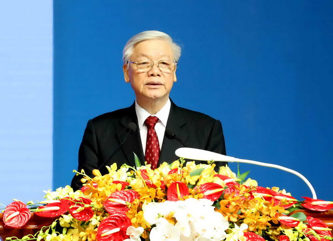 Tổng Bí thư: Quan hệ Việt-Lào "mãi mãi vững bền hơn núi, hơn sông" ảnh 1